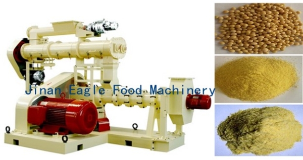 Soy bean puff extruder